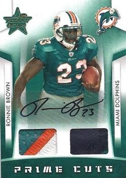 2008 Leaf Rookies & Stars - Prime Cuts Combos Autographs #PC-6 Ronnie Brown Front