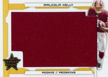 2008 Leaf Rookies & Stars - Rookie Jersey Jumbo Swatch Gold #241 Malcolm Kelly Front