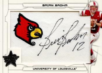 2008 Leaf Rookies & Stars - Rookie Patch Autographs College #204 Brian Brohm Front