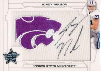 2008 Leaf Rookies & Stars - Rookie Patch Autographs College #233 Jordy Nelson Front