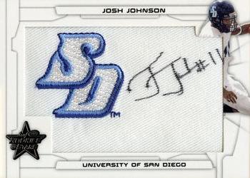 2008 Leaf Rookies & Stars - Rookie Patch Autographs College #234 Josh Johnson Front