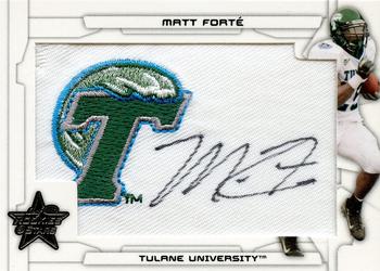 2008 Leaf Rookies & Stars - Rookie Patch Autographs College #244 Matt Forte Front