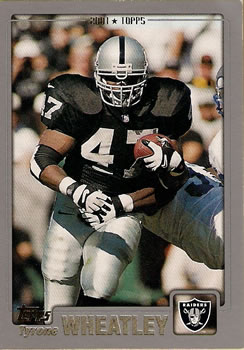 2001 Topps #132 Tyrone Wheatley Front