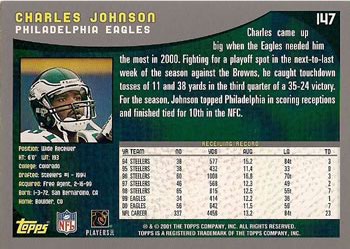 2001 Topps #147 Charles Johnson Back