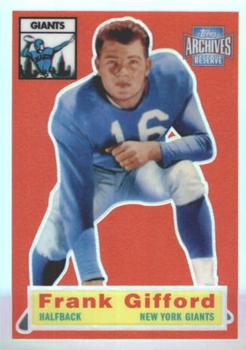2001 Topps Archives Reserve #32 Frank Gifford Front