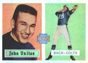 2001 Topps Archives Reserve #46 Johnny Unitas Front