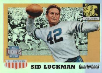 2001 Topps Archives Reserve #87 Sid Luckman Front