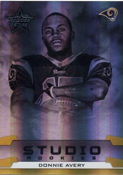 2008 Leaf Rookies & Stars - Studio Rookies Gold #SR-26 Donnie Avery Front