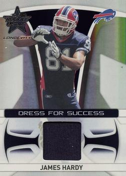 2008 Leaf Rookies & Stars Longevity - Dress for Success Jerseys #DS-3 James Hardy Front