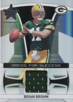 2008 Leaf Rookies & Stars Longevity - Dress for Success Jerseys #DS-20 Brian Brohm Front