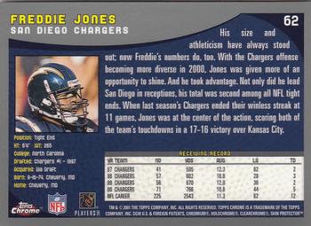 2001 Topps Chrome #62 Freddie Jones Back