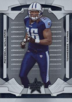 2008 Leaf Rookies & Stars - Longevity Silver #96 Roydell Williams Front