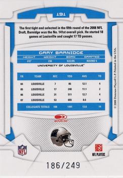 2008 Leaf Rookies & Stars - Longevity Silver #191 Gary Barnidge Back