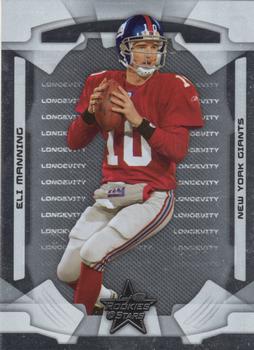 2008 Leaf Rookies & Stars - Longevity Silver #63 Eli Manning Front
