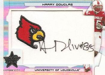2008 Leaf Rookies & Stars Longevity - Rookie Patch Autographs College #224 Harry Douglas Front