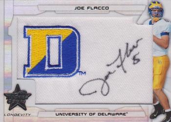 2008 Leaf Rookies & Stars Longevity - Rookie Patch Autographs College #230 Joe Flacco Front