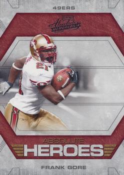 2008 Playoff Absolute Memorabilia - Absolute Heroes #AH-23 Frank Gore Front