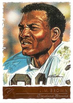 2001 Topps Gallery #144 Jim Brown Front