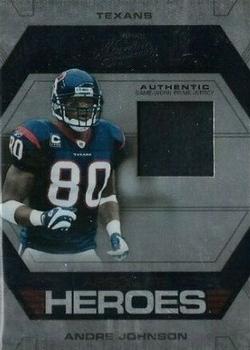 2008 Playoff Absolute Memorabilia - Absolute Heroes Materials Prime #AH-7 Andre Johnson Front