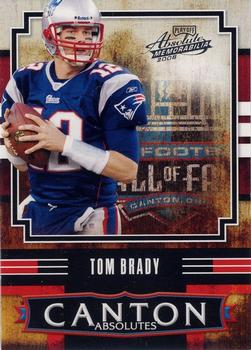 2008 Playoff Absolute Memorabilia - Canton Absolutes #CA-6 Tom Brady Front