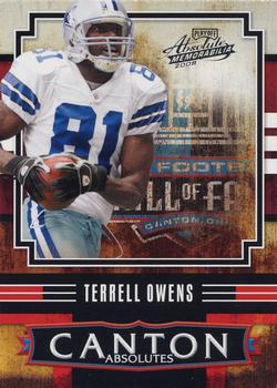 2008 Playoff Absolute Memorabilia - Canton Absolutes #CA-8 Terrell Owens Front
