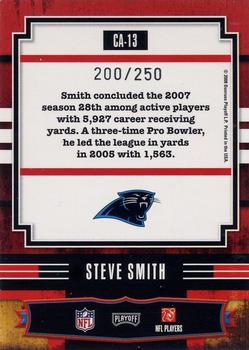 2008 Playoff Absolute Memorabilia - Canton Absolutes #CA-13 Steve Smith Back
