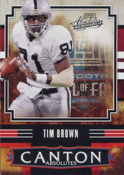 2008 Playoff Absolute Memorabilia - Canton Absolutes #CA-23 Tim Brown Front