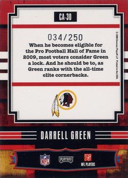 2008 Playoff Absolute Memorabilia - Canton Absolutes #CA-30 Darrell Green Back