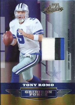 2008 Playoff Absolute Memorabilia - Gridiron Force Material Prime #GF-43 Tony Romo Front
