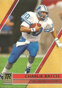2001 Topps Reserve #87 Charlie Batch Front