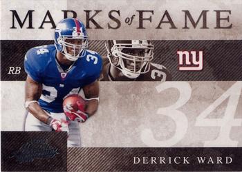 2008 Playoff Absolute Memorabilia - Marks of Fame #MOF-34 Derrick Ward Front