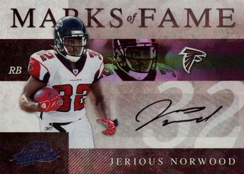 2008 Playoff Absolute Memorabilia - Marks of Fame Autographs Spectrum #MOF-9 Jerious Norwood Front