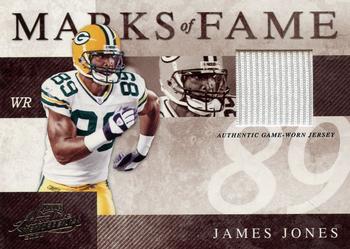 2008 Playoff Absolute Memorabilia - Marks of Fame Materials #MOF-8 James Jones Front