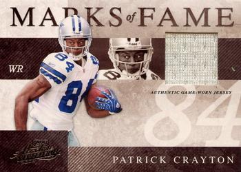 2008 Playoff Absolute Memorabilia - Marks of Fame Materials #MOF-14 Patrick Crayton Front