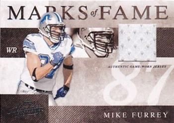 2008 Playoff Absolute Memorabilia - Marks of Fame Materials #MOF-36 Mike Furrey Front
