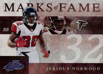 2008 Playoff Absolute Memorabilia - Marks of Fame Spectrum #MOF-9 Jerious Norwood Front