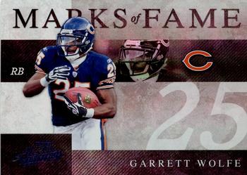 2008 Playoff Absolute Memorabilia - Marks of Fame Spectrum #MOF-19 Garrett Wolfe Front