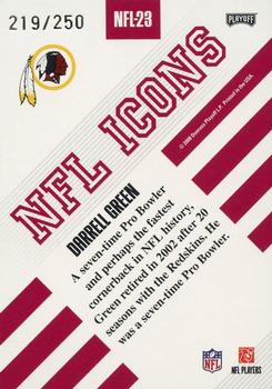 2008 Playoff Absolute Memorabilia - NFL Icons #NFL-23 Darrell Green Back