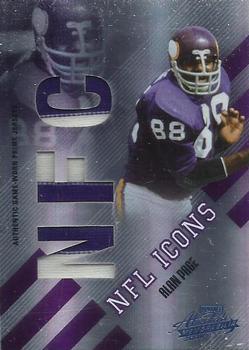 2008 Playoff Absolute Memorabilia - NFL Icons Materials AFC/NFC Prime #NFL-3 Alan Page Front