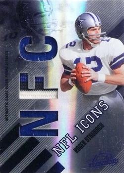 2008 Playoff Absolute Memorabilia - NFL Icons Materials AFC/NFC Prime #NFL-17 Roger Staubach Front