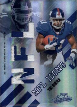 2008 Playoff Absolute Memorabilia - NFL Icons Materials Spectrum Prime #NFL-24 Tiki Barber Front