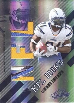 2008 Playoff Absolute Memorabilia - NFL Icons Materials Spectrum Prime #NFL-28 LaDainian Tomlinson Front
