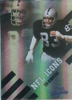 2008 Playoff Absolute Memorabilia - NFL Icons Spectrum #NFL-25 Ted Hendricks Front