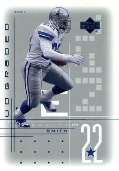 2001 UD Graded #10 Emmitt Smith Front