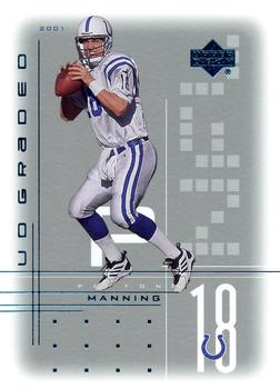 2001 UD Graded #15 Peyton Manning Front