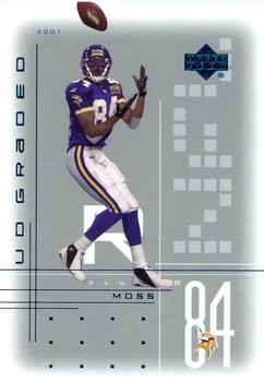2001 UD Graded #22 Randy Moss Front