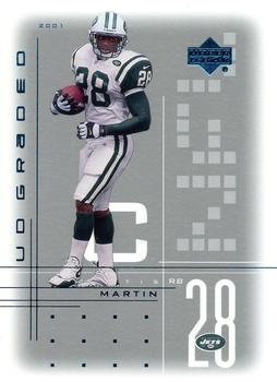 2001 UD Graded #29 Curtis Martin Front