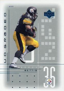 2001 UD Graded #34 Jerome Bettis Front