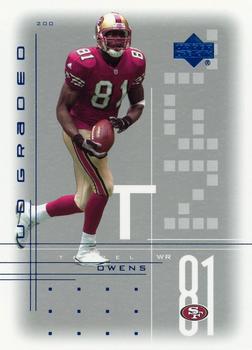 2001 UD Graded #39 Terrell Owens Front
