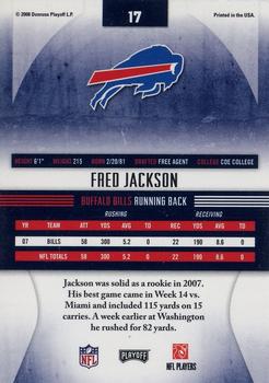 2008 Playoff Absolute Memorabilia - Retail #17 Fred Jackson Back